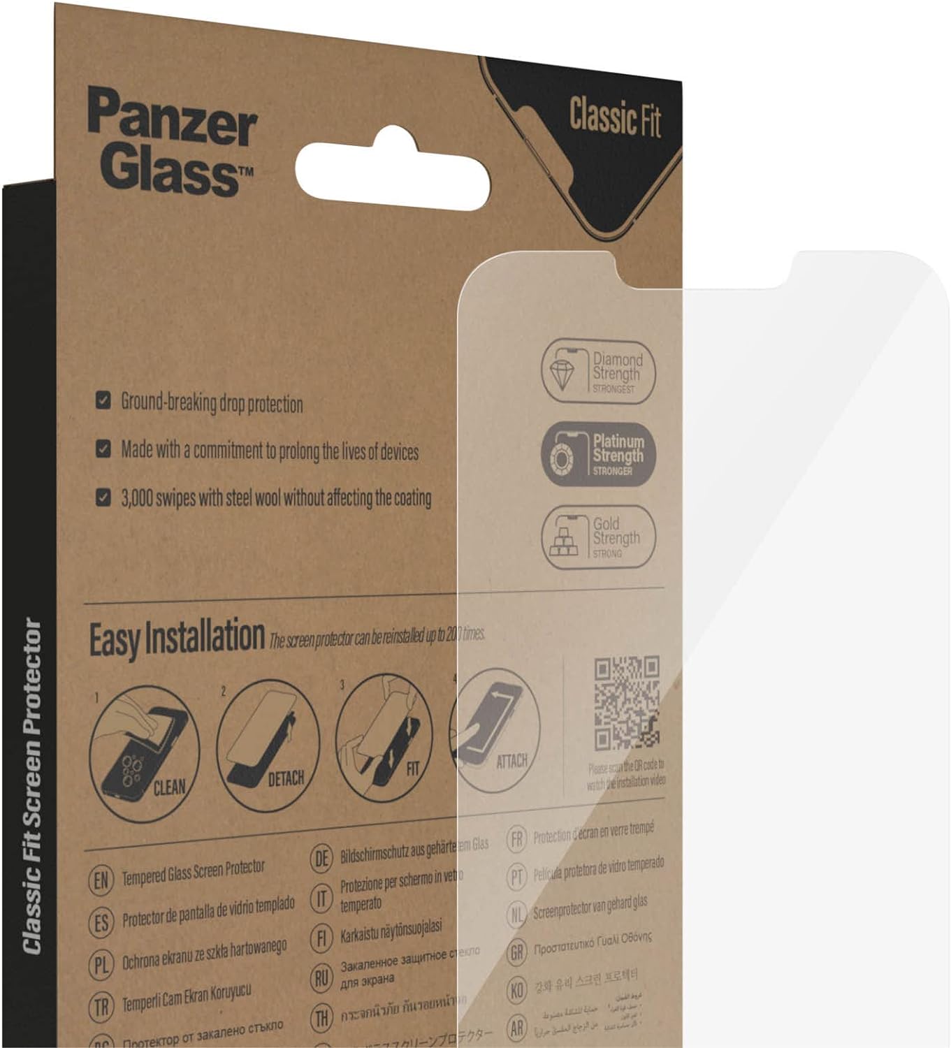PanzerGlass Classic Fit Apple iPhone 20 Doorzichtige schermbeschermer 1 stuk(s