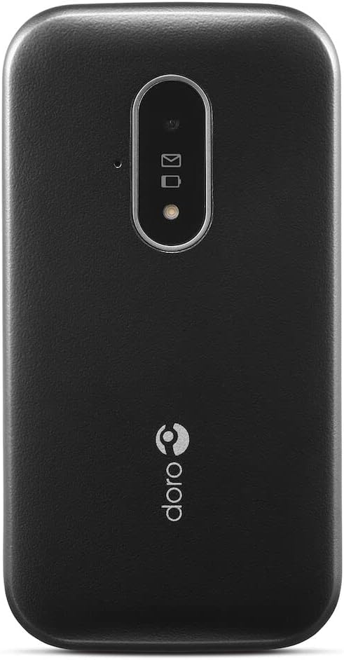 Doro 6820 4G Unlocked Flip Mobile Phone for Seniors with Talking Number Keys, 2MP Camera, Assistance Button and Charging Cradle