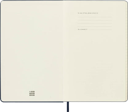 Moleskine Weekly Agenda With Space For Notes 12 Months 2024, Agenda 2024, Size Large 13x21, Hard Cover And Elastic Closure, Colour