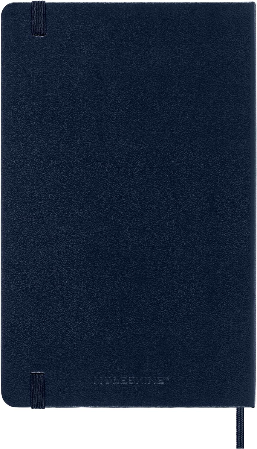 Moleskine Weekly Agenda With Space For Notes 12 Months 2024, Agenda 2024, Size Large 13x21, Hard Cover And Elastic Closure, Colour