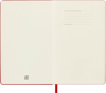 Moleskine Weekly Agenda with Space for Notes 12 Months 2024, Agenda 2024, Size Pocket 9x14, Hard Cover and Elastic Closure, Colour