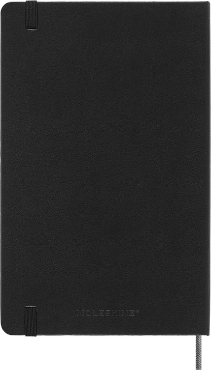 Moleskine Undated Weekly Planner, Weekly Planner with Hard Cover and Elastic Closure, Size Large, 13 x 21 cm, Color