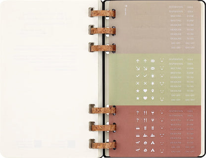 Moleskine Monthly and Weekly Spiral Agenda 12 Months 2024, Agenda 2024, Size Large 15x21, Hard Cover and Elastic Closure, Colour Black