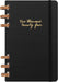 Moleskine Monthly and Weekly Spiral Agenda 12 Months 2024, Agenda 2024, Size Large 15x21, Hard Cover and Elastic Closure, Colour Black