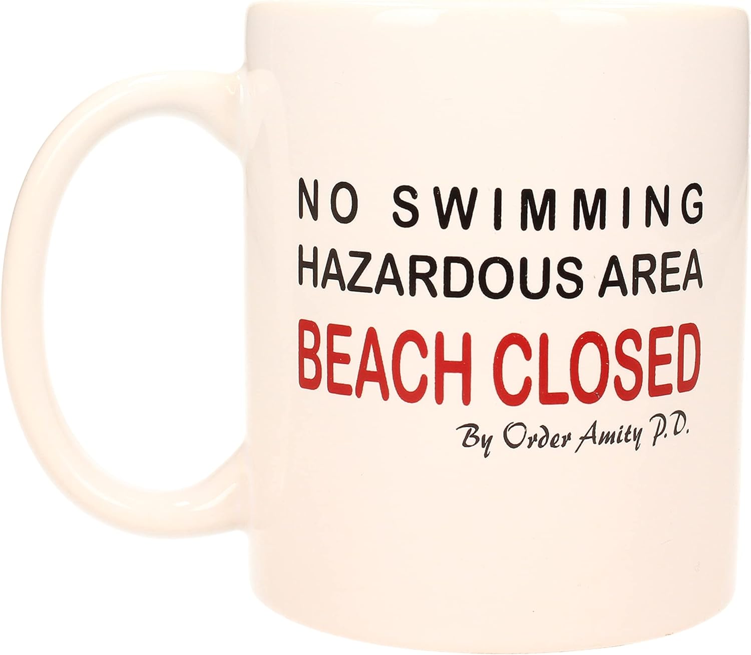 pyramid Beach Closed Ceramic Mug Jaws Official Merchandising Breakfast Mugs, Does Not Apply