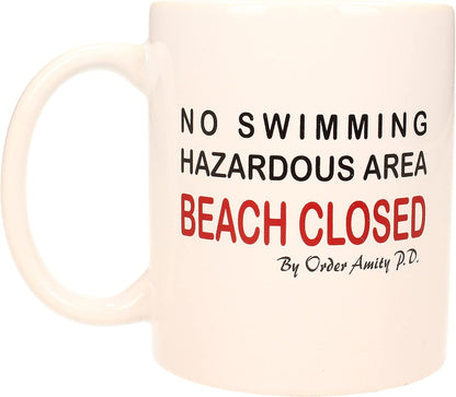 pyramid Beach Closed Ceramic Mug Jaws Official Merchandising Breakfast Mugs, Does Not Apply