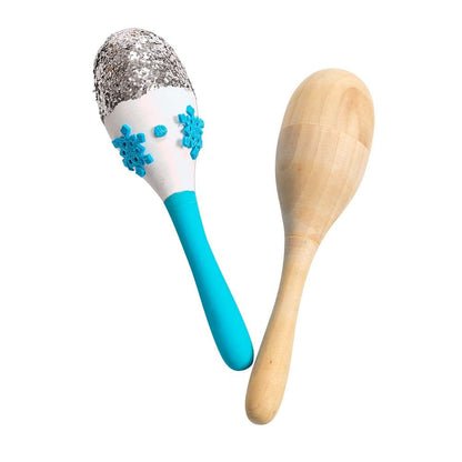 Colorations MARACAS Decorate Your Own Wooden Maracas (Pack of 12