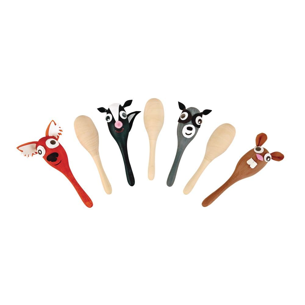 Colorations MARACAS Decorate Your Own Wooden Maracas (Pack of 12