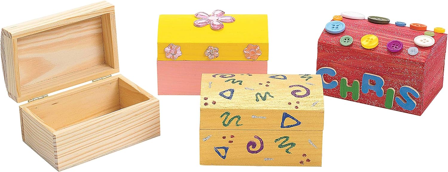 Colorations - Colorations - Versier je eigen Houten Schatkist Set van 12