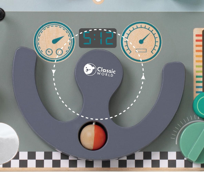 Classic World - Classic World Houten Activiteiten Reisbord Verkeer