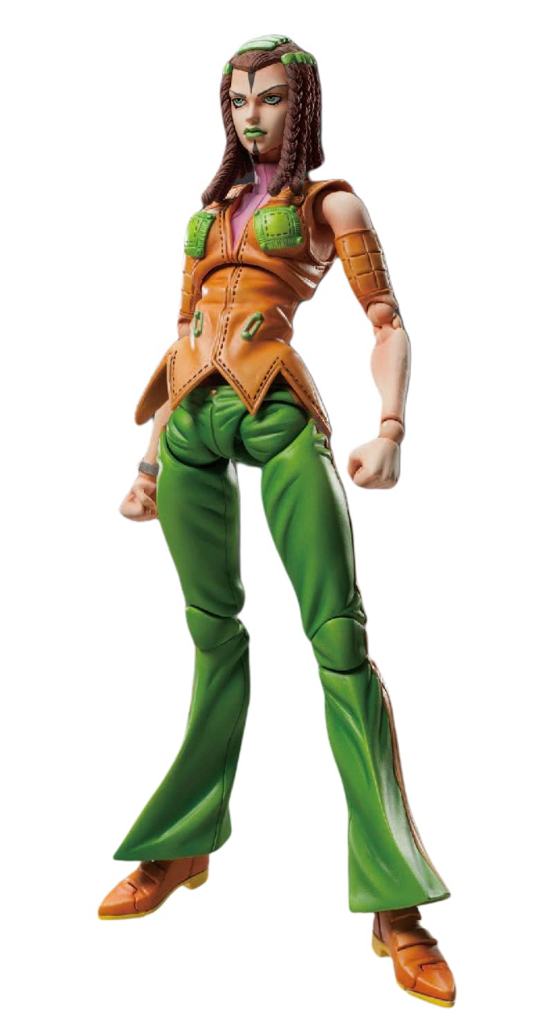 MediCos JoJo’s Bizarre Adventure Part 6: Ermes Costello Chozokado Super Action Statue Figure, Multicolor