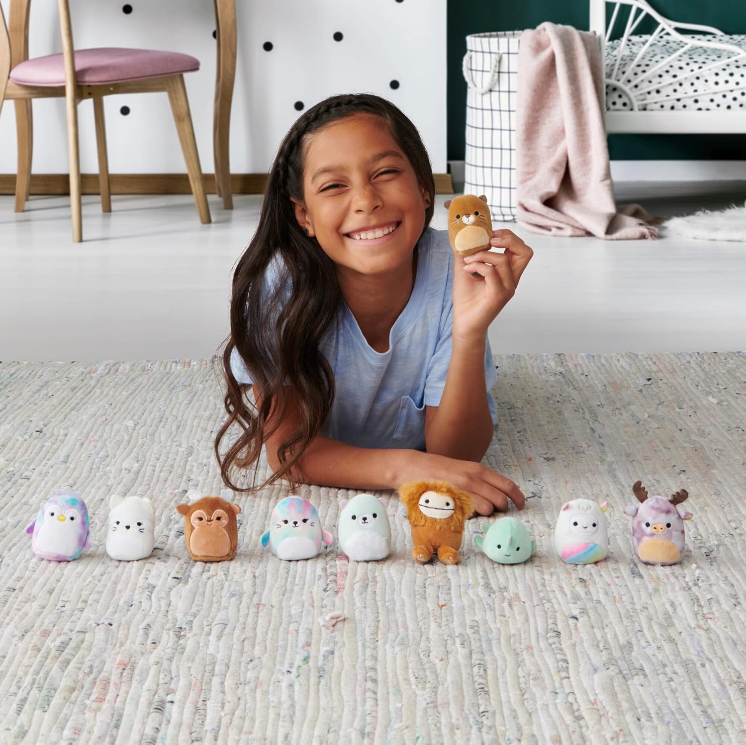 Squishville by Original Squishmallows Jungle Squad Plush - Four 2-Inch Squishmallows Plush Including Chet, Tarryn, and Lillith - Toys for Kids