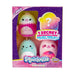 Squishville by Original Squishmallows Jungle Squad Plush - Four 2-Inch Squishmallows Plush Including Chet, Tarryn, and Lillith - Toys for Kids