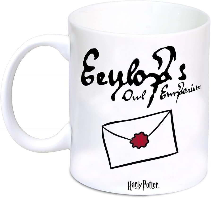 Logoshirt® Harry Potter - Hedwig - Eeylops Owl Emporium I Porcelain Coffee Mug, 300 ml I Dishwasher & Microwave Safe I in Coloured Gift Box I Licensed Original Design