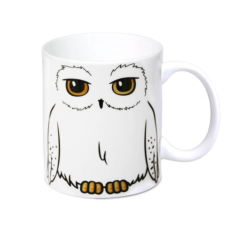 Logoshirt® Harry Potter - Hedwig - Eeylops Owl Emporium I Porcelain Coffee Mug, 300 ml I Dishwasher & Microwave Safe I in Coloured Gift Box I Licensed Original Design