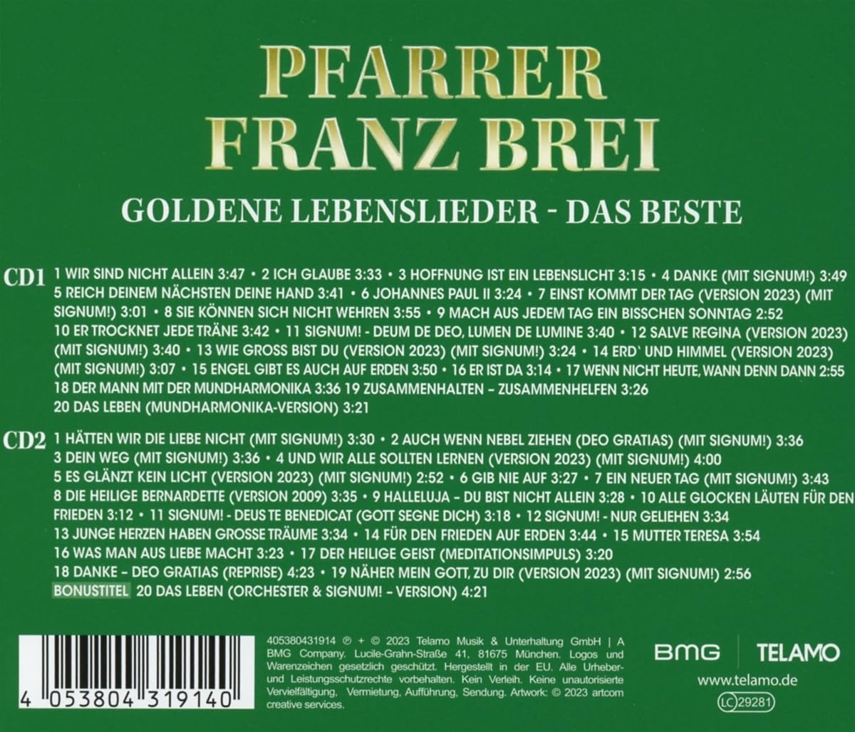 Goldene Lebenslieder - Das Beste