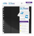 Ultimate Guard-No 24-Pocket QuadRow Pages Side-Loading Negro (10), Color (UGD010829