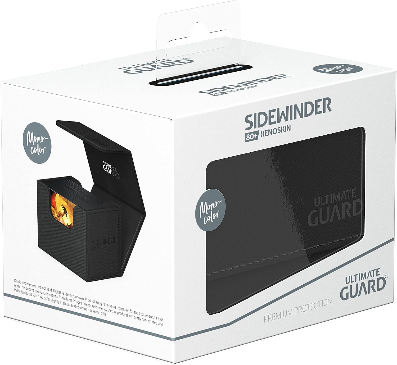 Ultimate Guard Sidewinder 80+ XenoSkin Monocolor Black