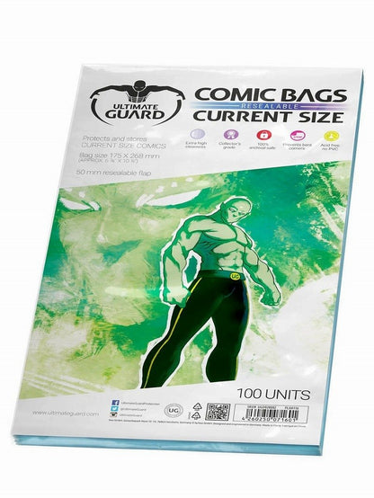 Ultimate Guard Resealable Current Comic Bags