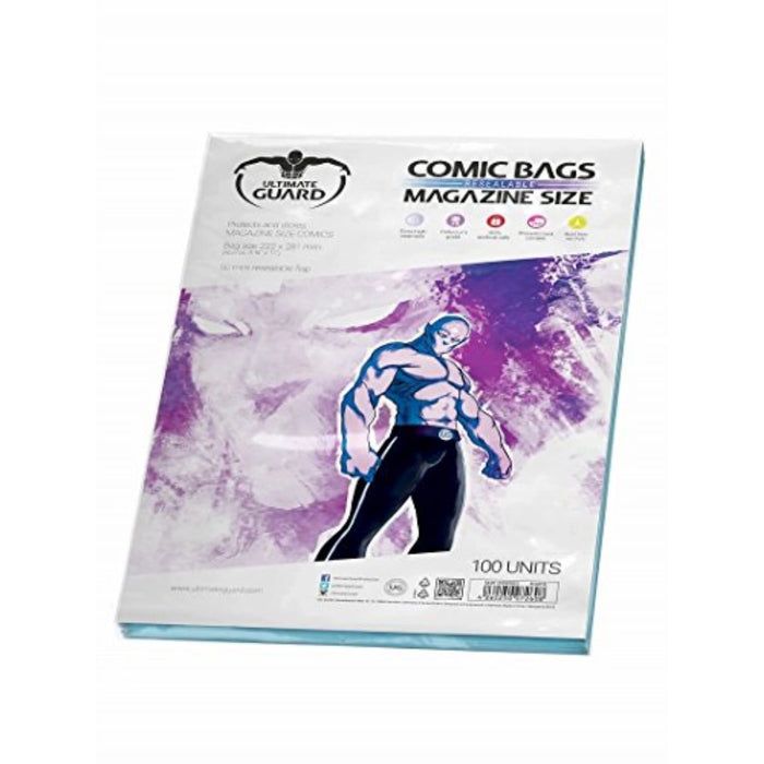 Comic Bags Resealable for Magazine Size (Pack of 100