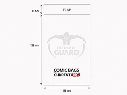 Ultimate Guard Comic Bags Current Thick Cards