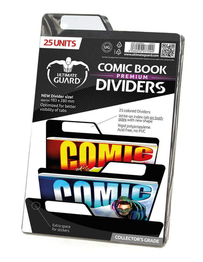 Ultimo Guardia UGD020022 - Premium Comic Book divisori 25, Nero