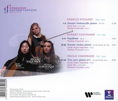 Poulenc: Sonate Pour Violoncelle Et Piano/Schumann:...