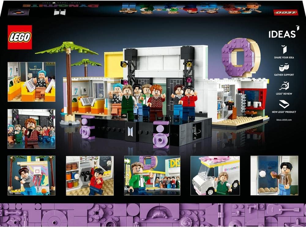 LEGO Ideas BTS Dynamite 21339 Dynamite Adult Goods Toy Block Present Music Boys Girls Adults