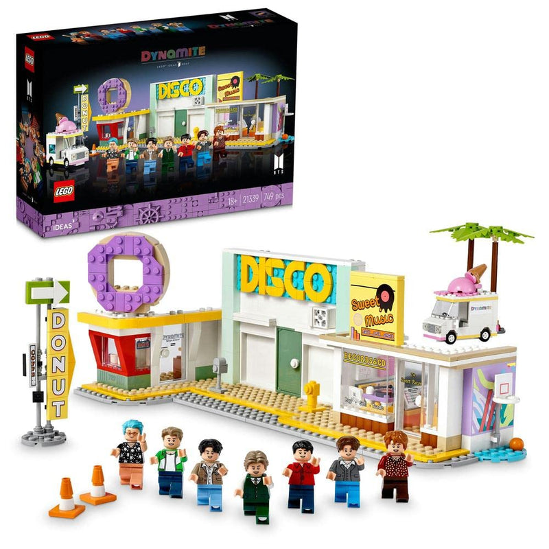 LEGO Ideas BTS Dynamite 21339 Dynamite Adult Goods Toy Block Present Music Boys Girls Adults