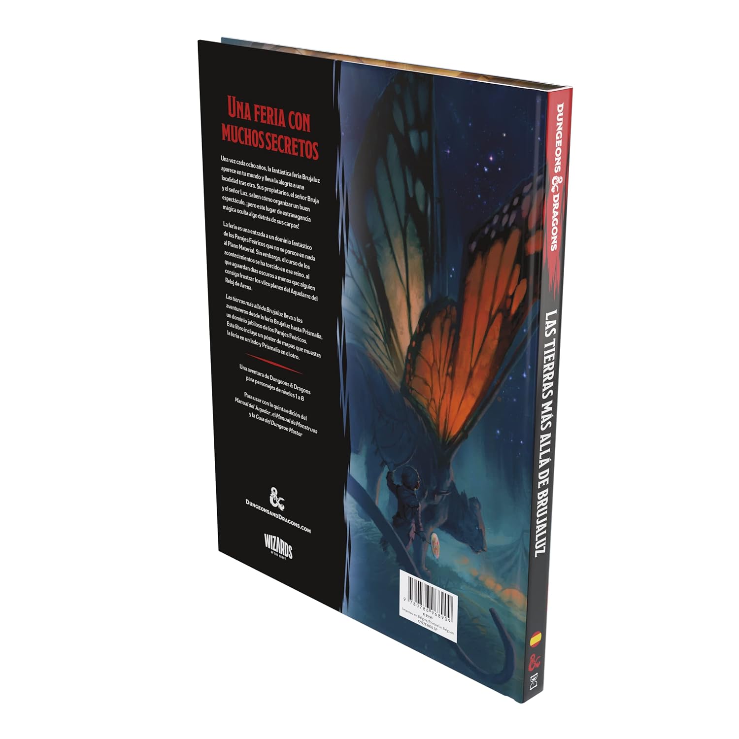 Dungeons & Dragons Wizards of the Coast RPG adventure booklet Las tierras más allá de Brujaluz *Spanish*