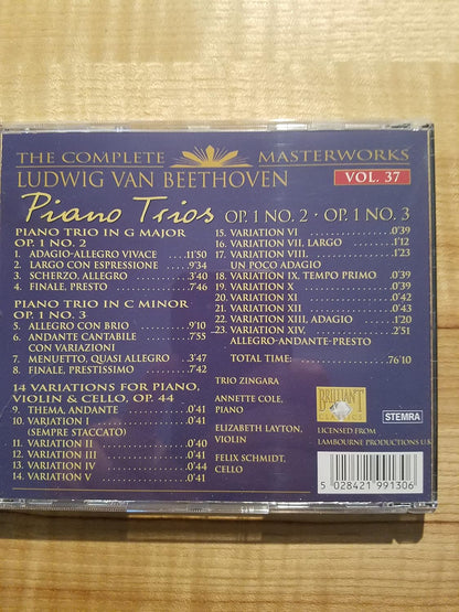 The Complete Masterworks Piano Trios Vol 37 Op. 1 No. 2 & Op. 1 No. 3