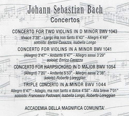 Concertos Bwv1043/1041/1054