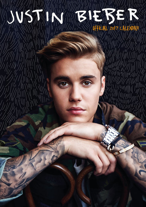 Justin Bieber 2017 Calendar 29 x 42 cm