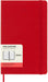 Moleskine Daily Agenda 12 Months 2024, Agenda 2024, Size Large 13x21, Hard Cover and Elastic Closure, Colour Scarlet Red Daily Hard Cover - Large Scarlet Red