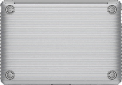 Tech21 EVO Wave - Carcasa rígida para MacBook Pro de 13 Pulgadas (2020-2022), Transparente