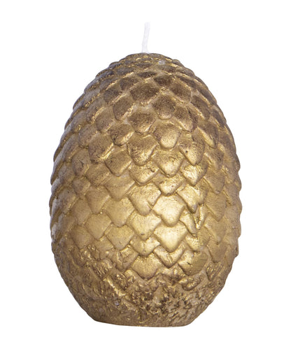 Game Of Thrones - Sculpted Dragon Egg Candle - Gold