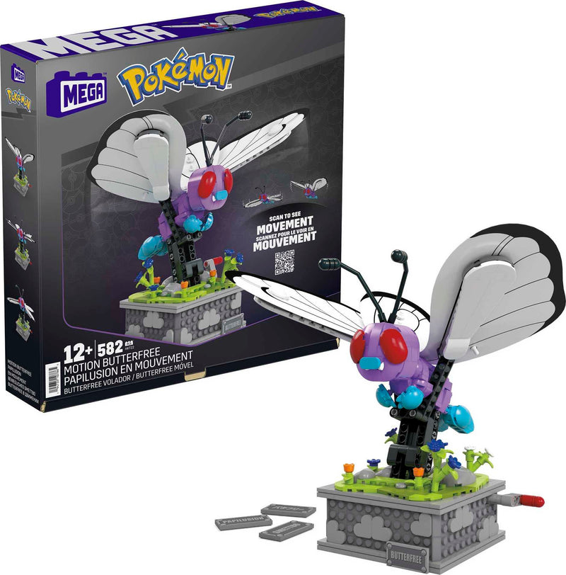 Pokemon Mega Construx Bauset Motion Smettbo 22 cm