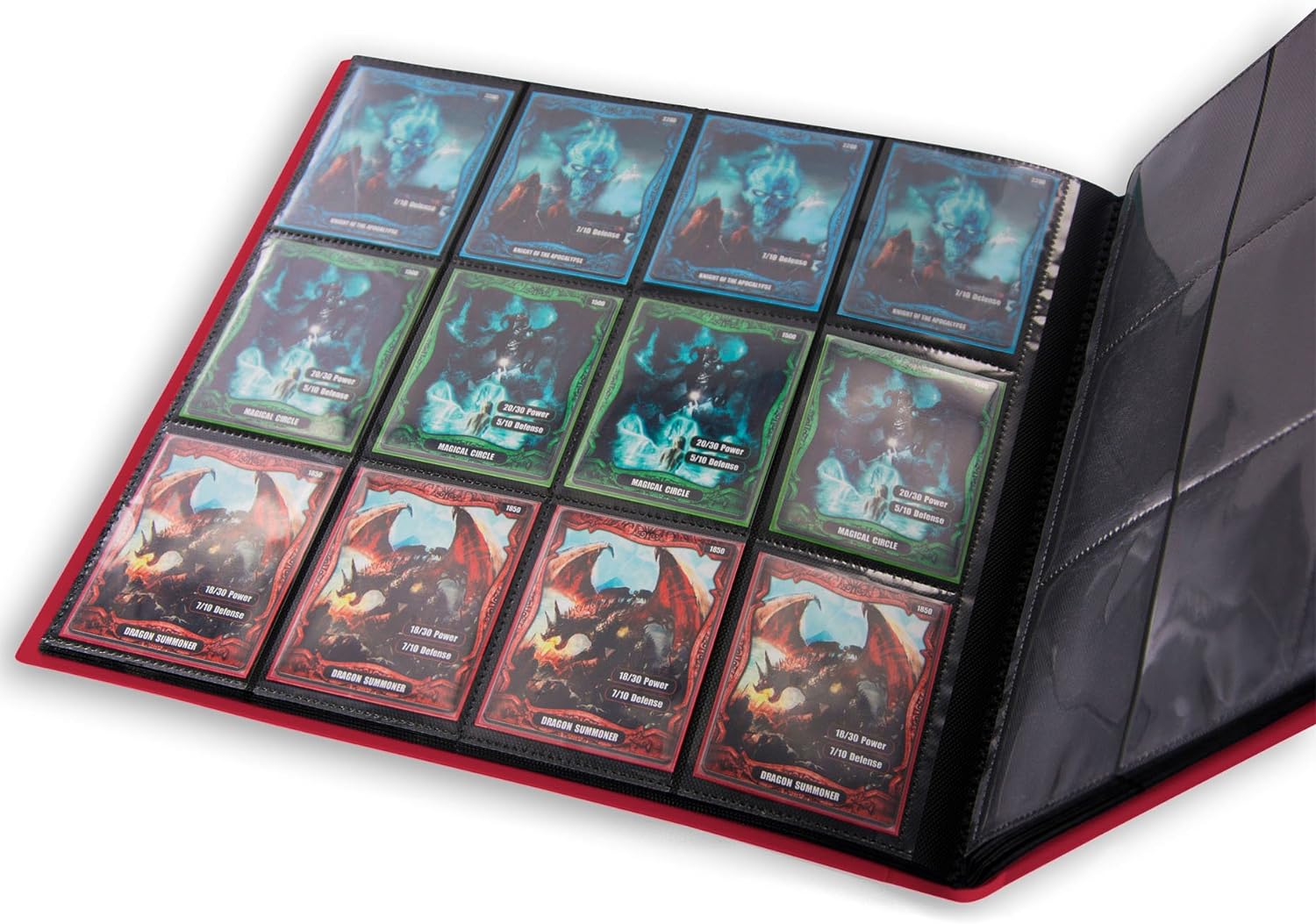 Ultimate Guard UGD010348 Flexxfolio 480-24-Pocket (Quadrow) Card Album, Solid, Red