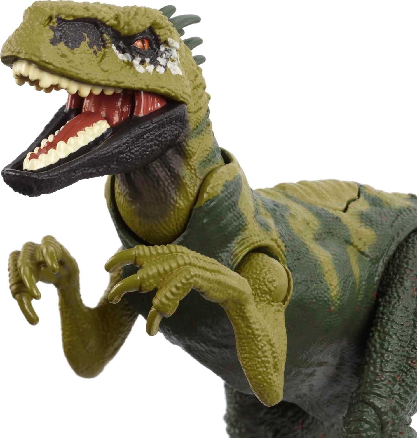Jurassic World Dinosaurio de Juguete Atrociraptor Mordida de Ataque para niños de 4 años en adelante, HLN69