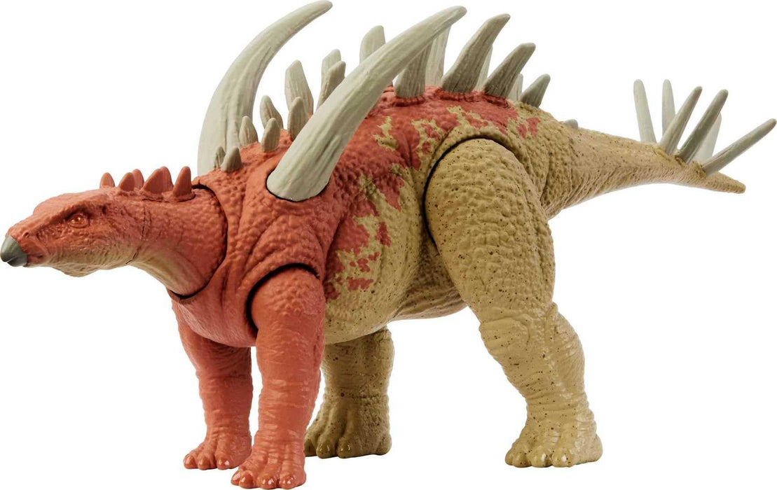Mattel Jurassic World Strike Attack Dinosaur Toy, Gigantspinosaurus Action Figure with Movable Joints & Strike Motion