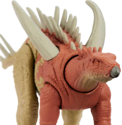Mattel Jurassic World Strike Attack Dinosaur Toy, Gigantspinosaurus Action Figure with Movable Joints & Strike Motion