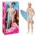 Barbie The Movie - Ken Muñeco Signature Coleccionable de la película con Chaleco a Rayas y Tabla de Surf, Juguete de colección, Regalo +3 años (Mattel HPJ97