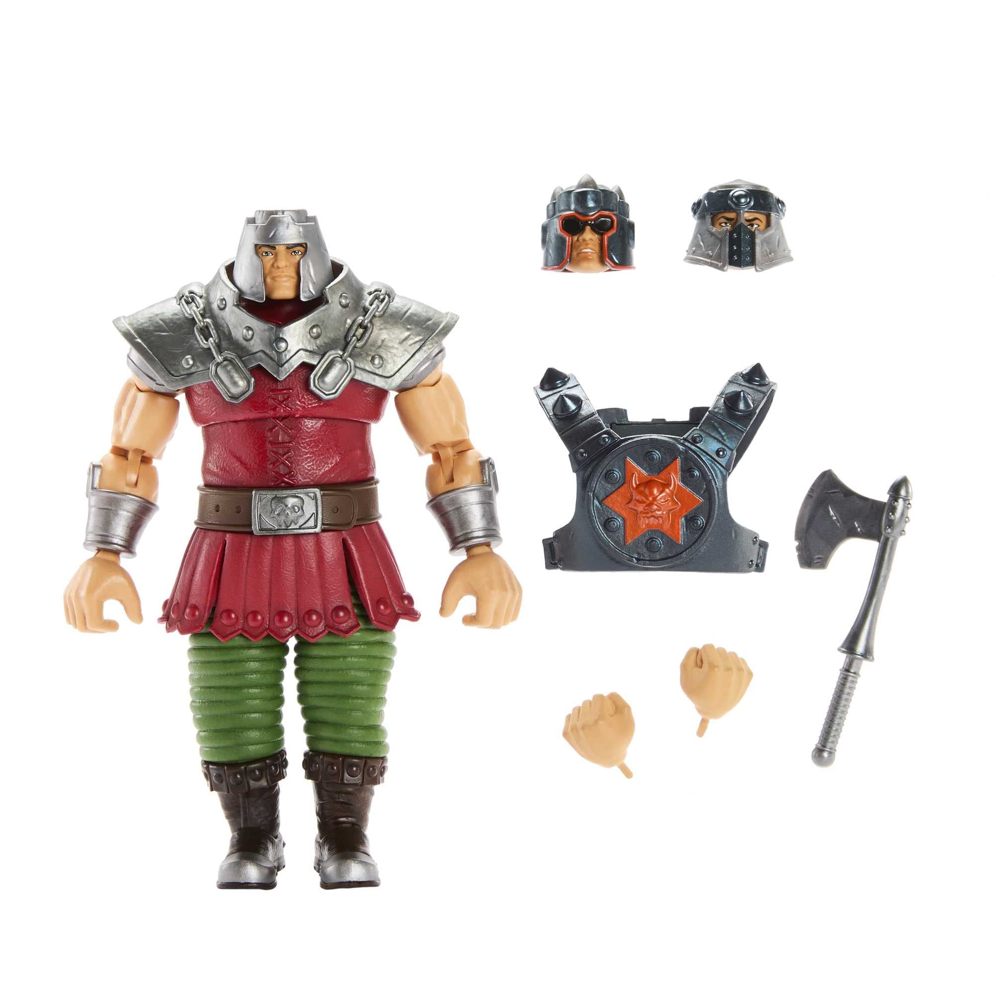 Masters of the Universe Masterverse Action Figure New Eternia Deluxe Ram Man, 7 Inch Scale, 30 Articulations, Battle Accessories, HLB57