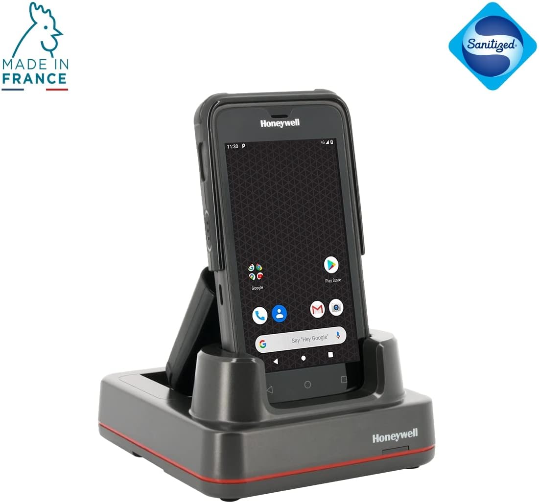 Funda Compatible con Honeywell EDA51 5'', Carcasa Reforzada para Computadora Móvil ScanPal EDA51, Compatible con la Estación de Carga, Negro