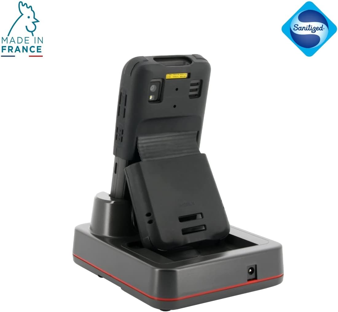 Funda Compatible con Honeywell EDA51 5'', Carcasa Reforzada para Computadora Móvil ScanPal EDA51, Compatible con la Estación de Carga, Negro
