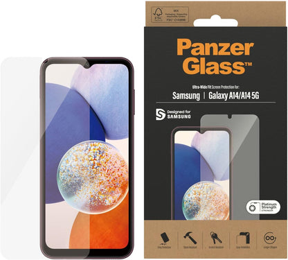 Panzerglass ® Screen Protector Samsung Galaxy A14 | A14 5G | Ultra-Wide Fit