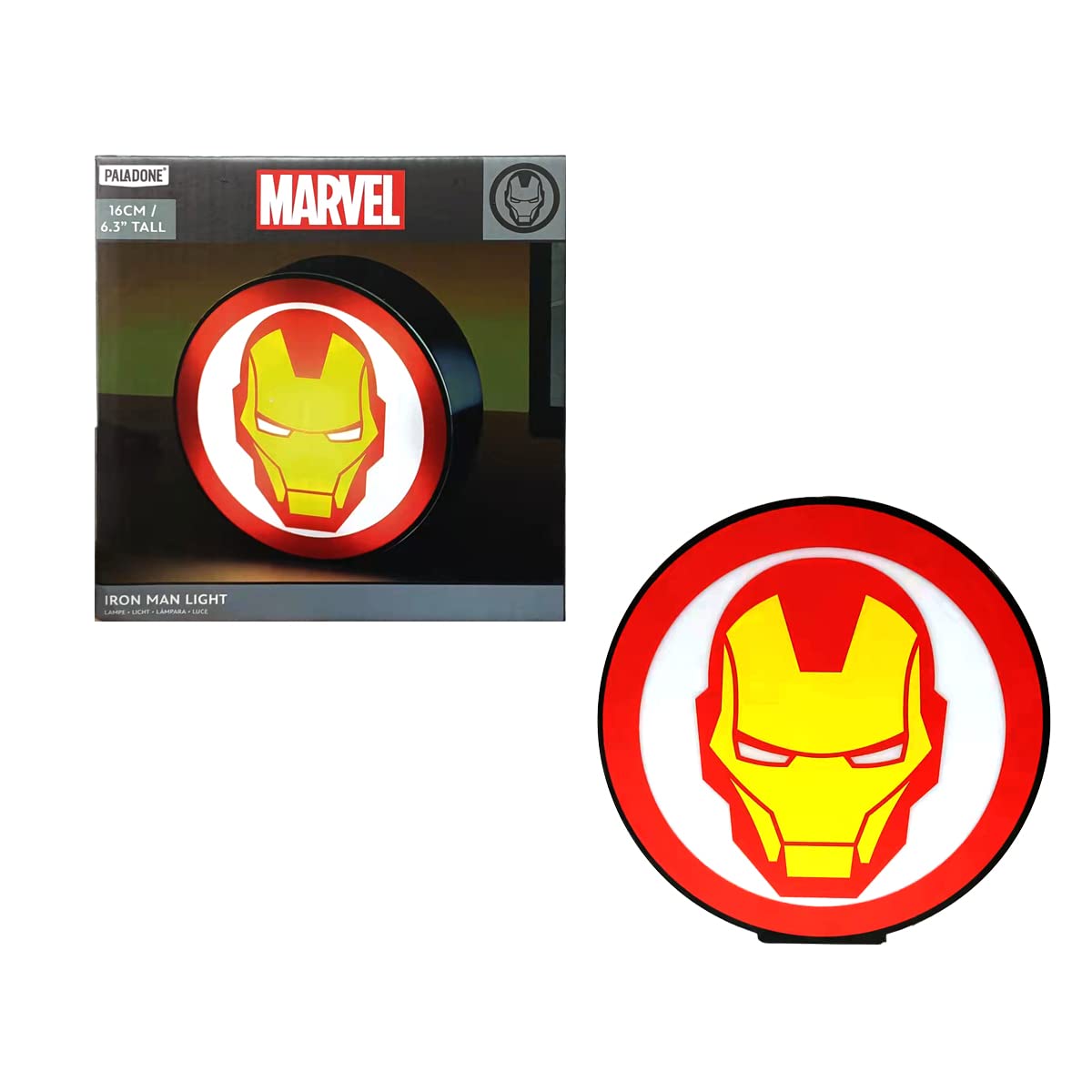 Paladone MARVEL - Iron Man - Boîte Lumineuse 13cm