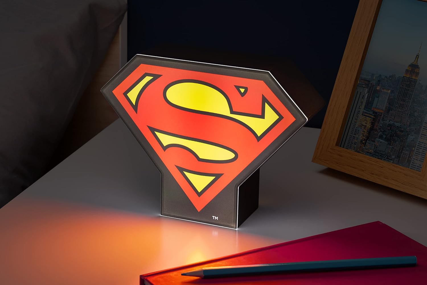 Paladone DC COMICS - Superman - Boîte Lumineuse 13cm