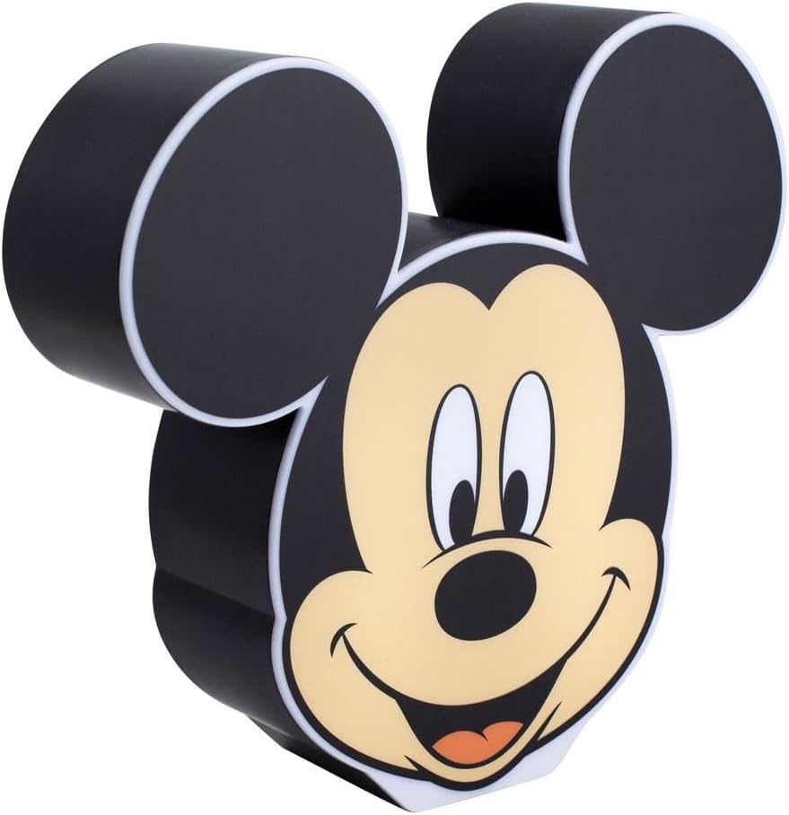 Paladone Mickey Mouse Night Light - Officially Licensed Disney Bedroom Decor and Desk Lamp, Gift for Disney Fans