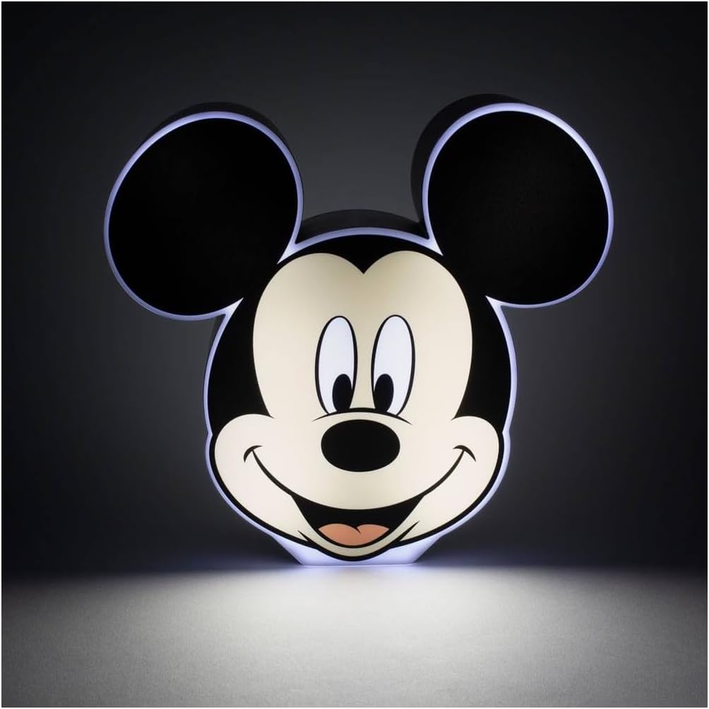 Paladone Mickey Mouse Night Light - Officially Licensed Disney Bedroom Decor and Desk Lamp, Gift for Disney Fans